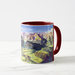 " Germany : 2021 - Alps Berchtesgaden Panorama Mug