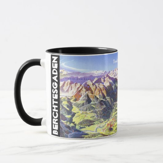 " Germany: 2021 - Alps Berchtesgaden Panorama Mug Mok (Links)