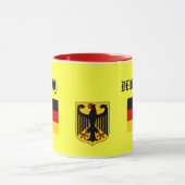 GERMANY* / ALLEMAGNE Flag & Coat of Arms Mug (Centre)
