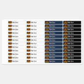 Germany Art Deco Flag | Custom Iron-On Name Label (Vel)