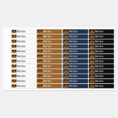 Germany Art Deco Flag Custom Waterproof Name Label (Vel)