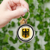 Germany Coat of Arms Circle Shape Sleutelhanger (Hand)