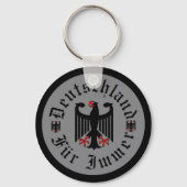 Germany/Deutschland Forever/federal black eagle Sleutelhanger (Voorkant)