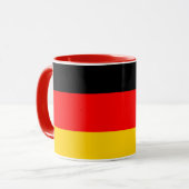 Germany Flag Coffee Mug – German Decor Mok (Voorkant links)