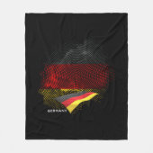 Germany flag fleece deken (Voorkant)