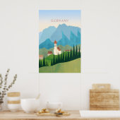Germany Minimal Travel Poster (Cuisine)