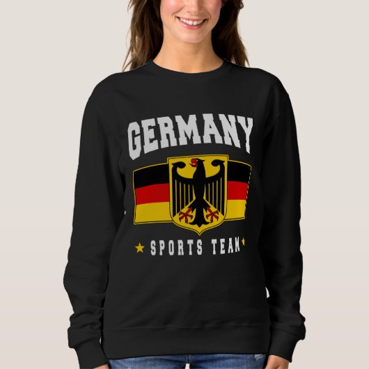 Germany Pride German Flag Deutschland Love Souveni Trui (Voorkant)