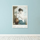 Germinal, zevende maand Republikeinse kalender Canvas Afdruk (Insitu (Houten vloer))