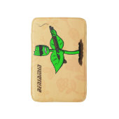 Germinator cyborg plant grappige cartoon badmat (Voorkant Verticaal)