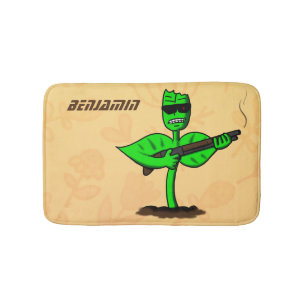 Germinator cyborg plant grappige cartoon badmat