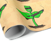 Germinator cyborg plant grappige cartoon cadeaupapier (Rol Hoek)