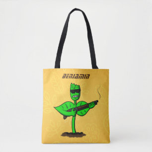 Germinator cyborg plant grappige cartoon draagtas