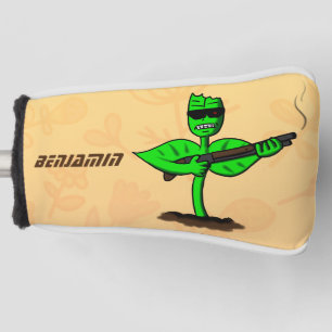 Germinator cyborg plant grappige cartoon golfheadcover