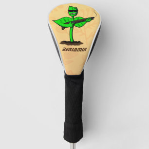 Germinator cyborg plant grappige cartoon golfheadcover