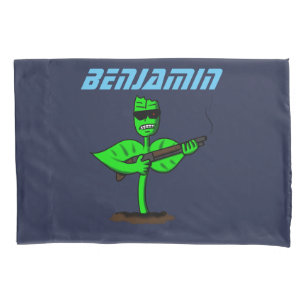 Germinator cyborg plant grappige cartoon kussensloop