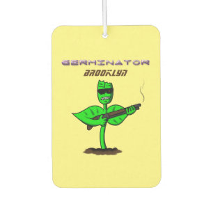 Germinator cyborg plant grappige cartoon luchtverfrisser