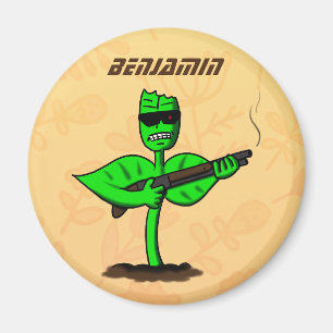 Germinator cyborg plant grappige cartoon magneet