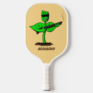 Germinator cyborg plant grappige cartoon pickleball paddle