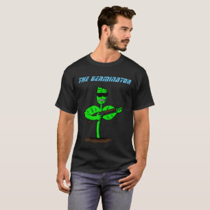 Germinator cyborg plant grappige cartoon t-shirt