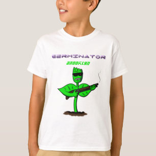 Germinator cyborg plant grappige cartoon t-shirt
