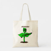 Germinator cyborg plant grappige cartoon tote bag (Achterkant)