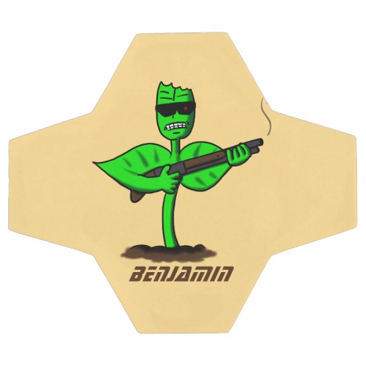 Germinator cyborg plant grappige cartoon voetbal (Enkel)