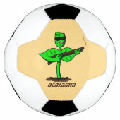 Germinator cyborg plant grappige cartoon voetbal (Voorkant)