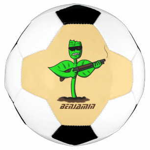 Germinator cyborg plant grappige cartoon voetbal