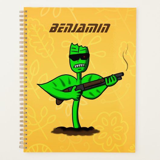 Germinator plante cyborg bande dessinée drôle (Devant)