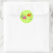 Germs Ronde Sticker (Tas)