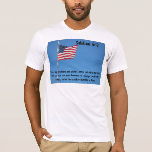 Geroepen om vrij te zijn om elkaar lief te hebben t-shirt