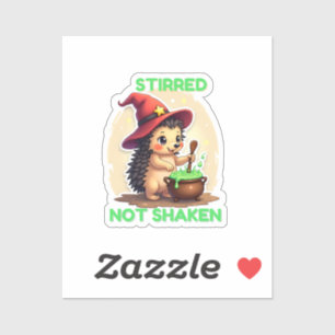 Geroerd niet geschud - Schattigee egel Sticker