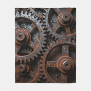Geroest Mechanisme uit de Industrie Fleece Deken