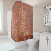 Geroest staaltextuur, abstracte achtergrond. douchegordijn (In situ)