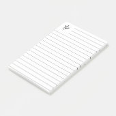 Gerolde lijn met logo-symbool post-it® notes (Schuin)