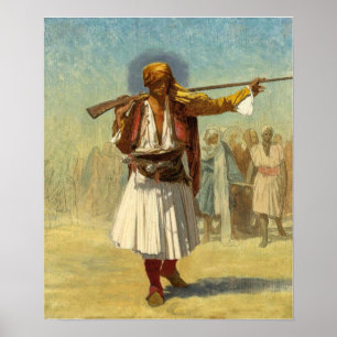 Gérôme - Albanees Officier (Officier Arnaoute) 189 Poster