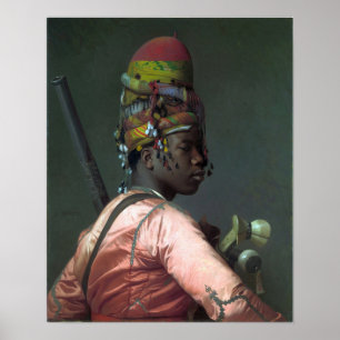 Gérôme - Black Bashi Bazouk 1869 Poster
