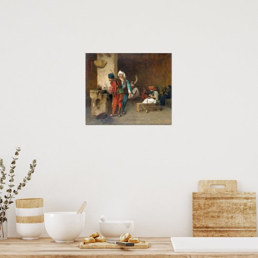 Gérôme - Cafe House, Cairo Poster (Keuken)