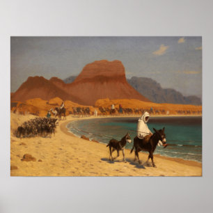Gérôme - De Golf van Akaba 1897 Poster