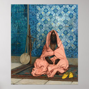 Gérôme - De Zwarte Bard 1888 Poster