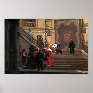 Gérôme - Macht achter de troon 1873 Poster