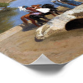 Gérôme - Uitzicht van Medinet El Fayoum Poster (Hoek)