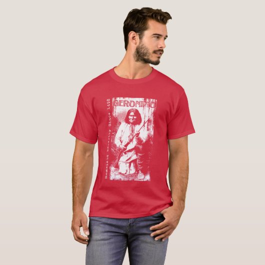 Geronimo Art Tshirt Native American Apache Gift (Devant entier)