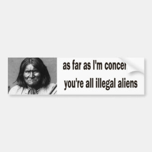 geronimo bumpersticker