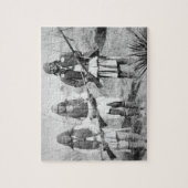 Geronimo en drie van zijn Apache-strijders, 1886 ( Legpuzzel (Verticaal)