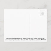 Geronimo en twee nichtjes briefkaart (Achterkant)