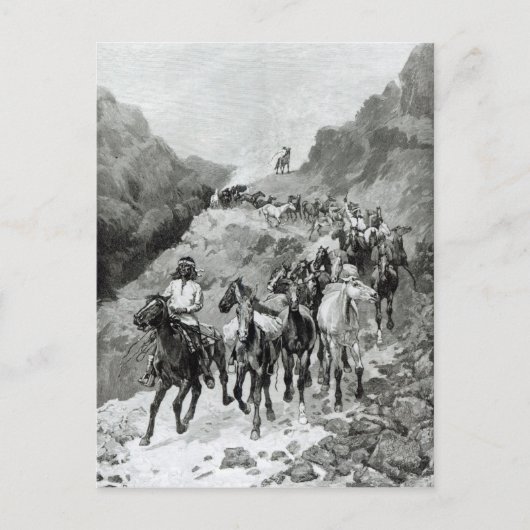 Geronimo en zijn band briefkaart (Voorkant)