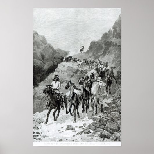 Geronimo en zijn band poster (Voorkant)