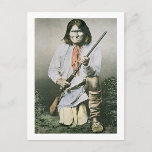 Geronimo (foto van kleur) briefkaart