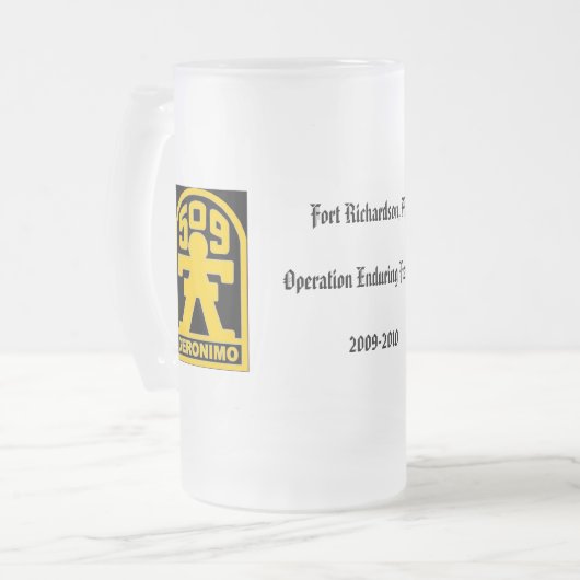 geronimo gevelde mok (Voorkant links)